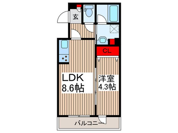 グロアール３８の物件間取画像